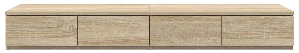 vidaXL Συρτάρια κρεβατιού με συρτάρι Sonoma Δρυς 120 x 36.5 x 16.5 εκ