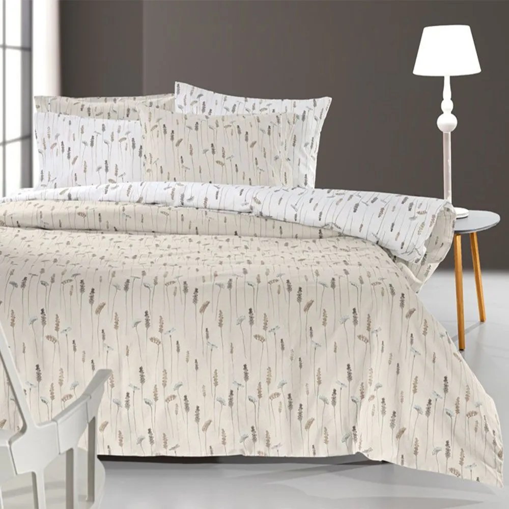 Σεντόνια Eloise Με Λάστιχο (Σετ 3τμχ) Natural Guy Laroche Μονό 100x232cm 100% Cotton Percale