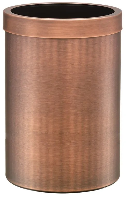 Χαρτοδοχείο Ανοιχτό 12lt Sanco Open Bins Brass Old Copper Mat 90664-M26