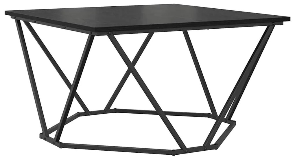 vidaXL Τραπεζάκι σαλονιού Μαύρη δρυς 80 x 80 x 45 cm