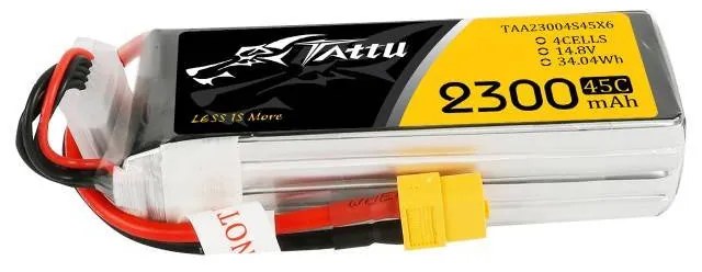 Battery Tattu 2300mAh 14,8V 75C 4S1P XT60