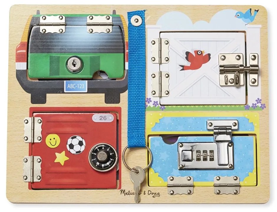 Εκπαιδευτικό κλειδαριές και σύρτης 9540 Melissa & Doug