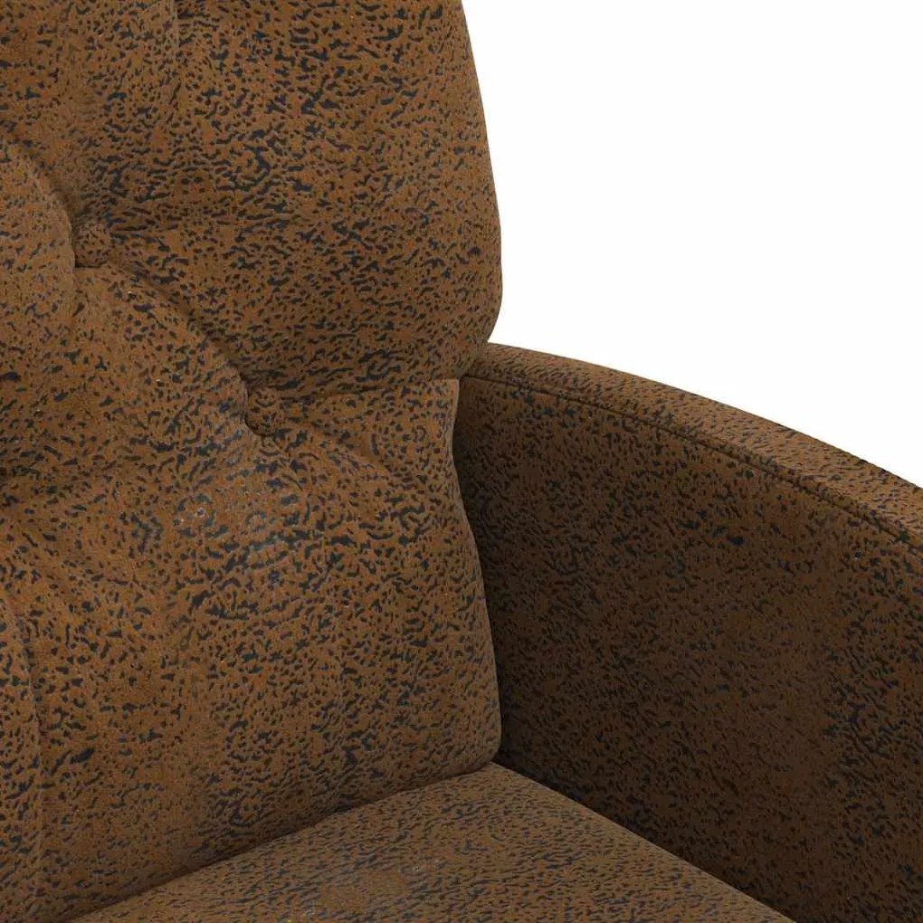 vidaXL Καρέκλες Φαγητού με Ρόδες με τροχούς 2 pcs Καφέ 58 x 67 x 97 εκ