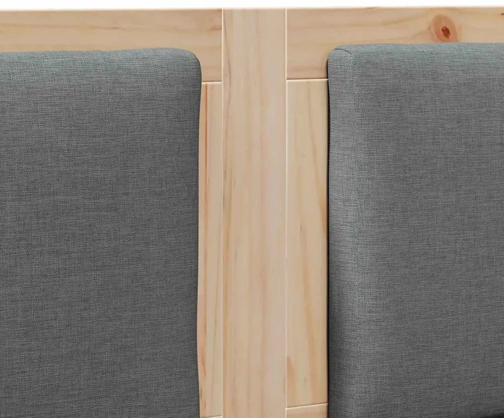 vidaXL Κεφαλάρι Άλλο Καφέ 160 cm Μασίφ ξύλο πεύκου