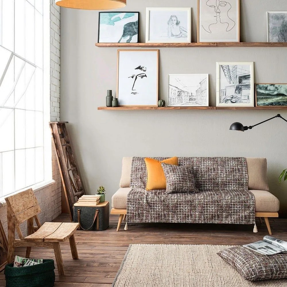 Ριχτάρι Margot 968 Grey Gofis Home Πολυθρόνα 140x170cm Cotton-Polyester