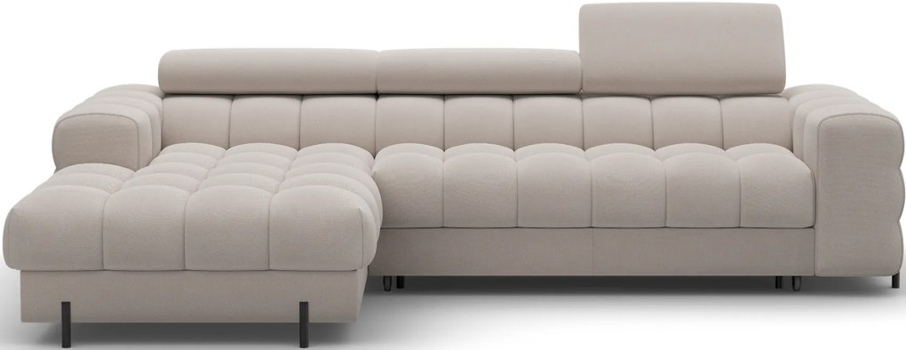 Γωνιακός καναπές Freyia-Beige-Αριστερή