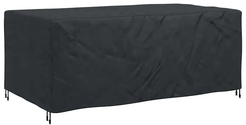 vidaXL Κάλυμμα επίπλων Μονόχρωμο Μαύρο 240 x 110 x 70 εκ. 210D