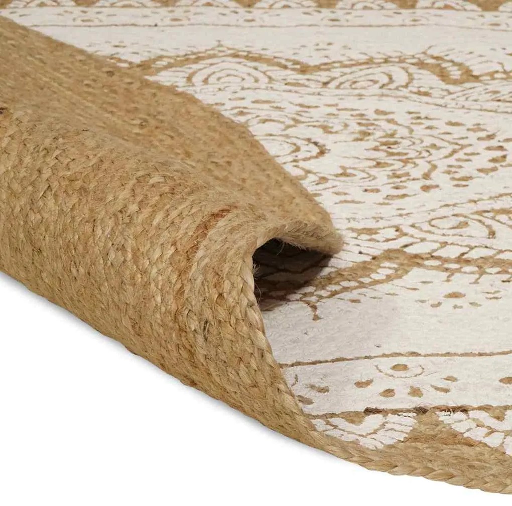 vidaXL Χαλί Καφέ 100 x 152 εκ. Γιούτα
