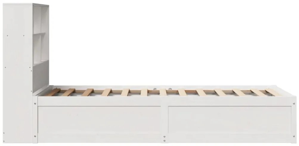 vidaXL Σκελετός Κρεβ. Χωρίς Στρώμα Λευκό 90x190 εκ Μασίφ Πεύκο