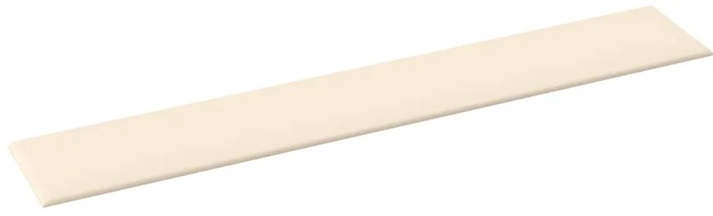 vidaXL Πάνελ Τοίχου 12 τεμ. Λευκό 90x15 εκ. 1,62 μ² Βελούδινα