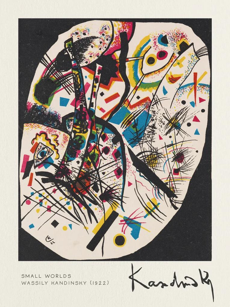 Εκτύπωση έργου τέχνης Small Worlds - Wassily Kandinsky, (30 x 40 cm)