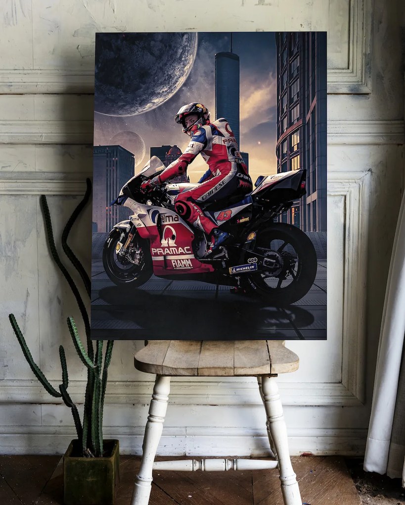 Πίνακας σε καμβά MotoGP Jack Miller KNV1741 45cm x 65cm