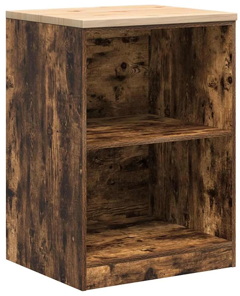 vidaXL ντουλάπι αποθήκευσης γκαράζ 60x51x85 εκ μασίφ ξύλο πεύκο