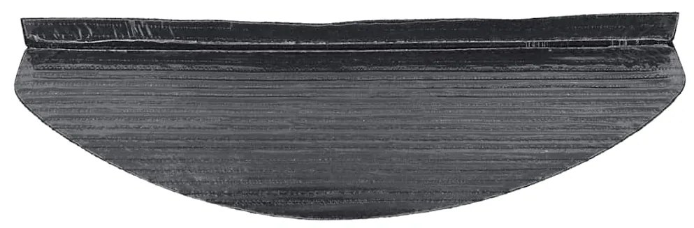 vidaXL Πατάκια Σκάλας Αυτοκόλλητα 10 τεμ. Ανθρακί 65 x 22,5 x 3,5 εκ.