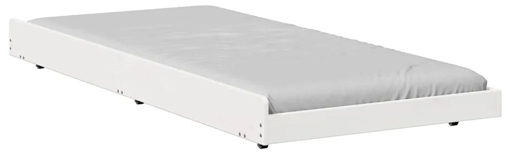 vidaXL Σκελετός Κρεβατιού Λευκό 80 x 200 cm Μασίφ ξύλο πεύκου