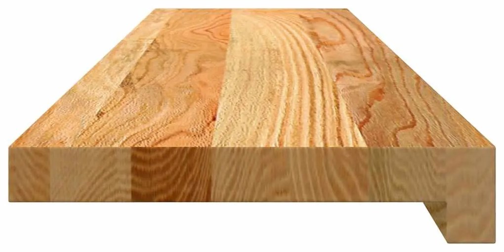 vidaXL Περβάζια παραθύρων 2 τεμ. Αν. Καφέ 90x20x2 εκ. Μασίφ Ξύλο Δρυός