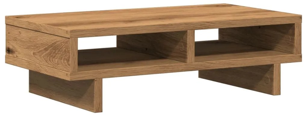 vidaXL Βάση Οθόνης Αρτισιανή Δρυς 50x27x15 εκ. από Επεξ. Ξύλο