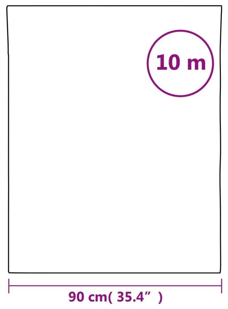 vidaXL Μεμβράνη Παραθύρου Αντιστατική Αμμοβολή Μαύρο 90x1000 εκ PVC