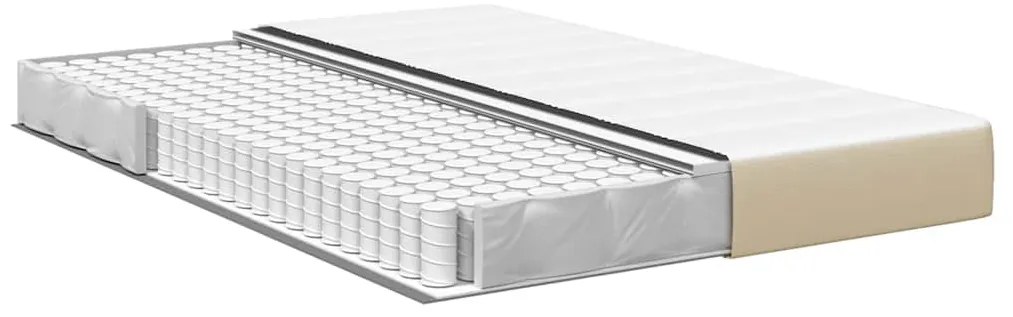 vidaXL Στρώμα Κρεβατιού με στρώμα Φασκόμηλο 160 x 200 cm ύφασμα