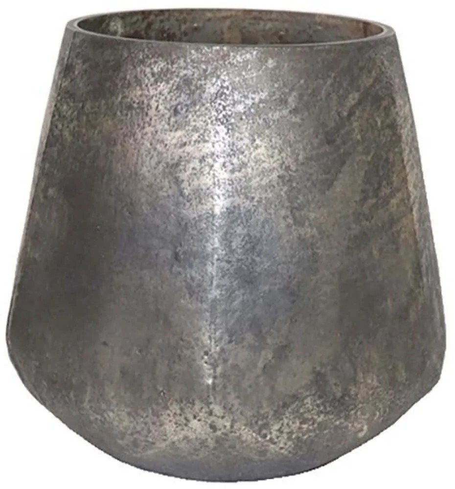 Βάση Ρεσώ Campal 027026 18x18x16cm Gold-Silver Γυαλί