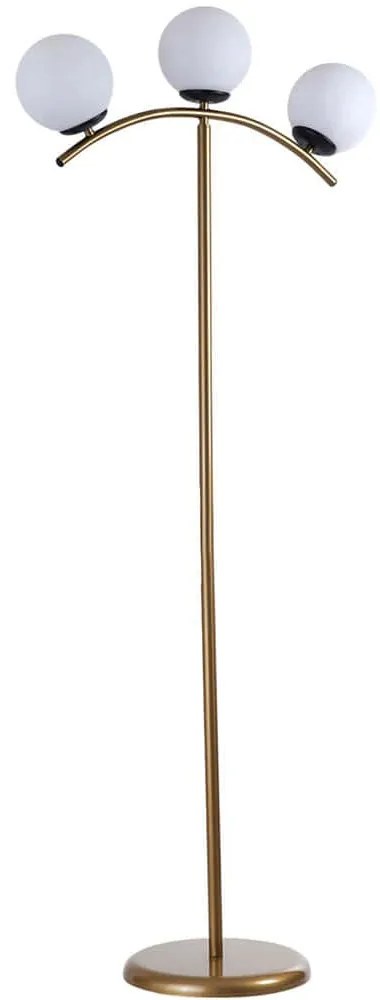 Φωτιστικό Δαπέδου 534LUN5448 30x154cm 3xE27 40W White-Gold Opviq