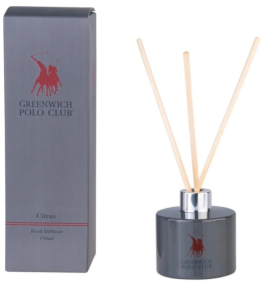 Αρωματικό Χώρου Με Sticks 3004 Citrus 150ml Greenwich Polo Club Γυαλί