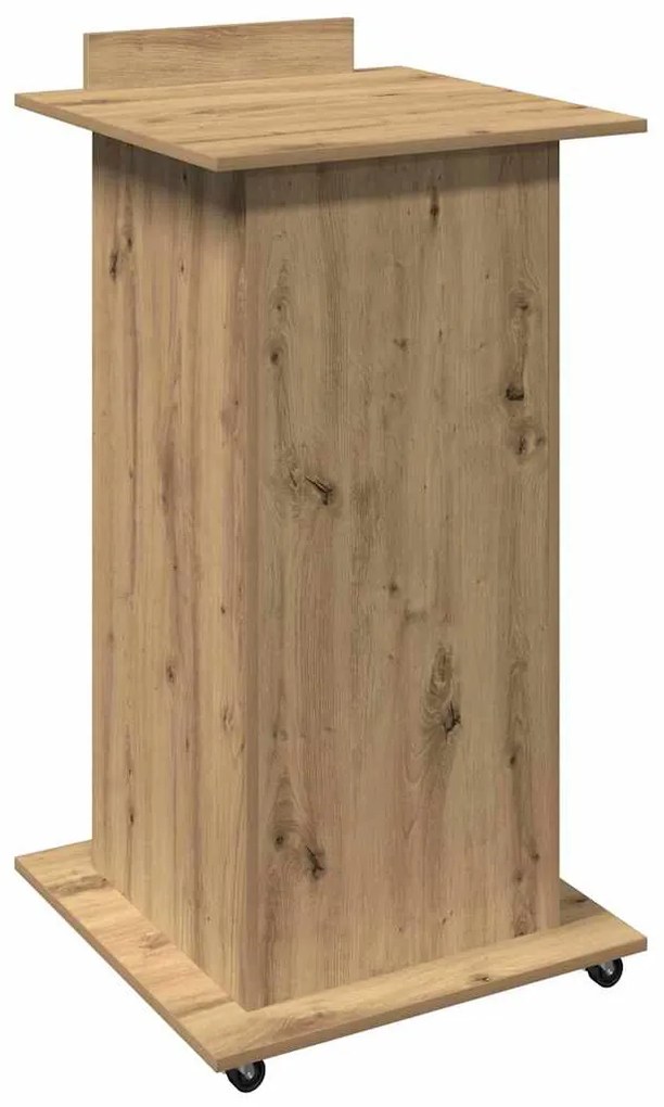 vidaXL Πλατφόρμα artisan δρυς 55 x 55 x 107 cm Επεξεργασμένο ξύλο
