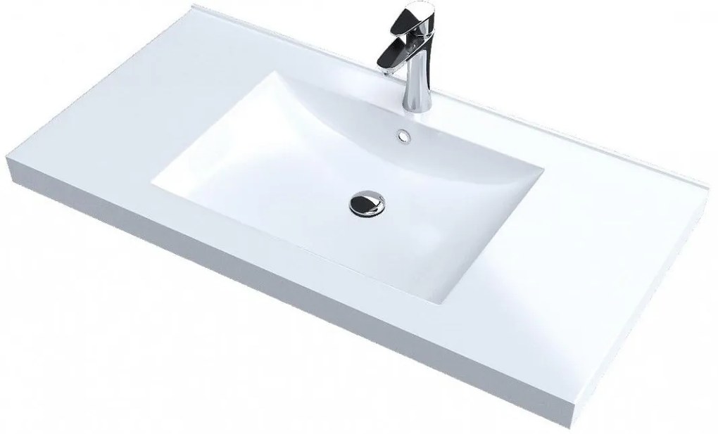 Sanitec ALBA Νιπτήρας Μπάνιου 80x46x13cm