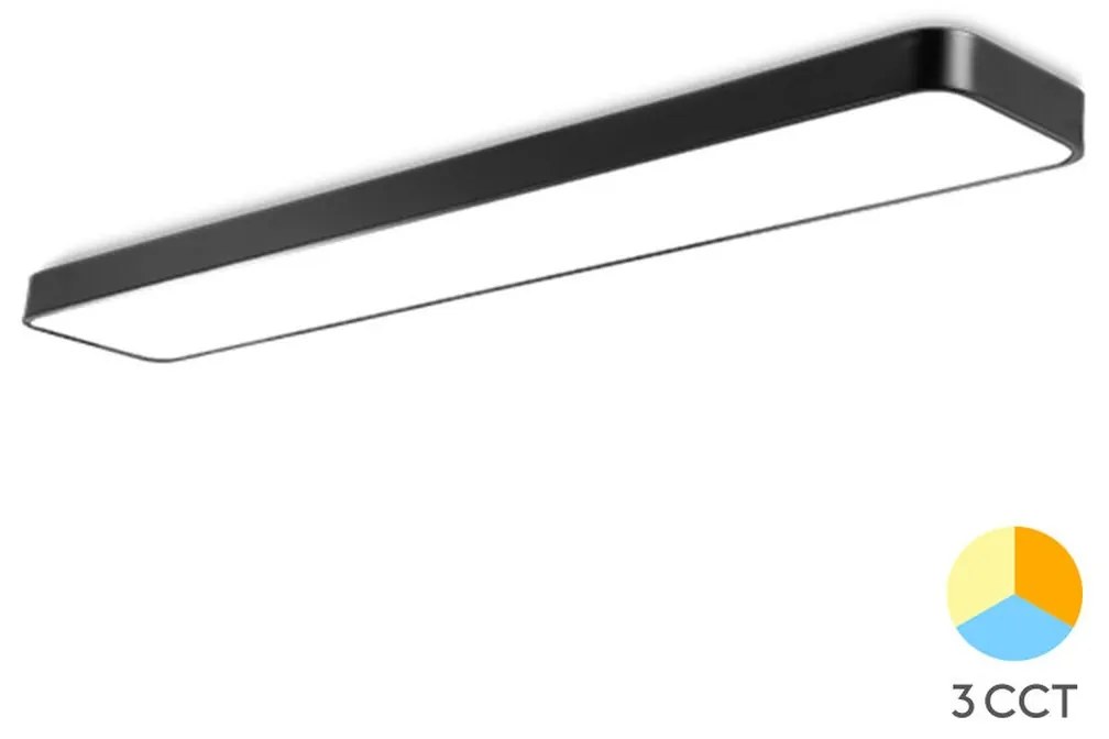 Φωτιστικό Οροφής Braytron BH16-08281 Μαύρο Ματ (Black Mat) CCT3