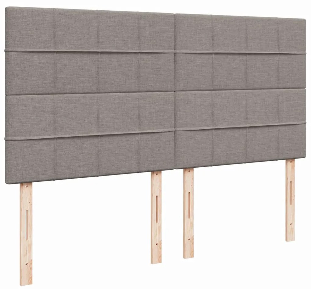 ΚΡΕΒΑΤΙ BOXSPRING ΜΕ ΣΤΡΩΜΑ TAUPE 200X200 ΕΚ. ΥΦΑΣΜΑΤΙΝΟ 3290599