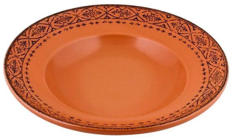 Πιάτο Βαθύ Σπαγγέτι (Φ27) Oriana Ferelli Vintage Terracotta 22268-10