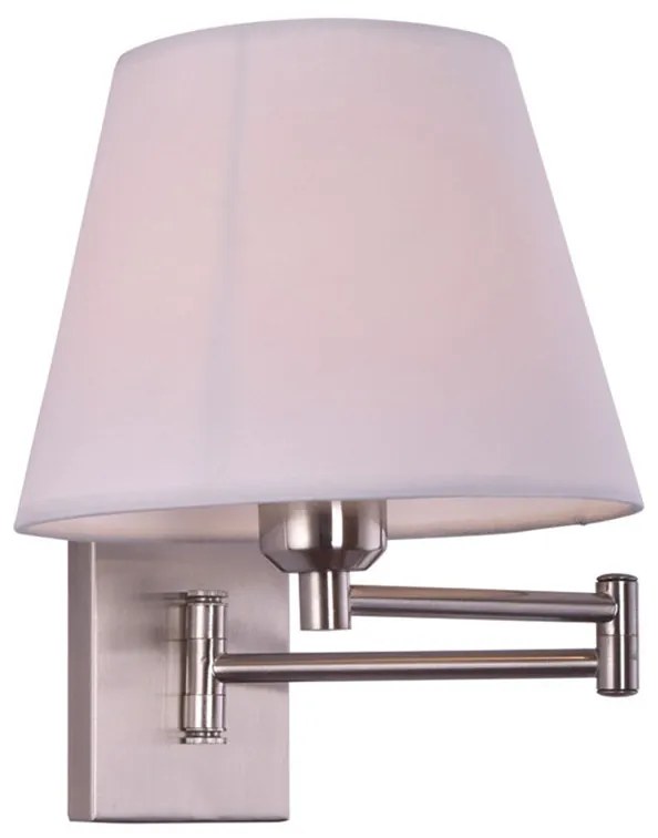 Απλίκα Τοίχου Χωνευτή Homelighting Dennis 77-3560 Nickel