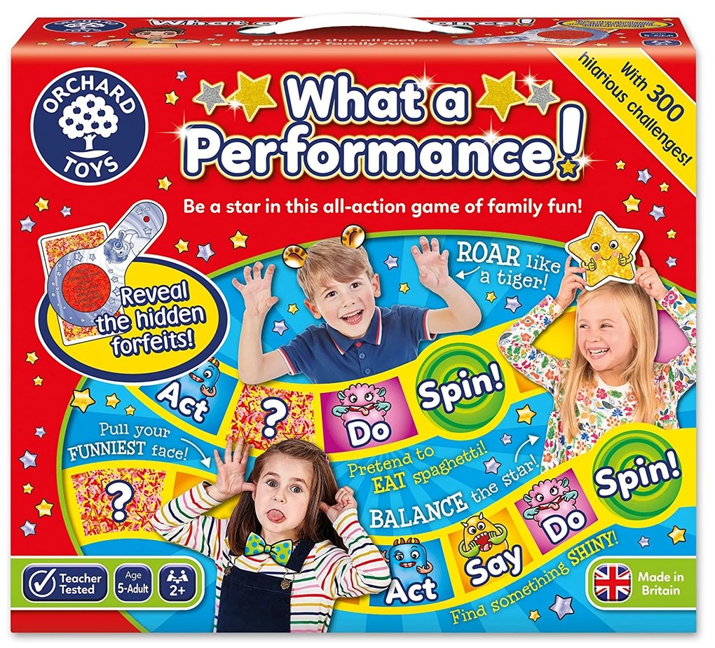 What a Performance Board Game Orchard Toys