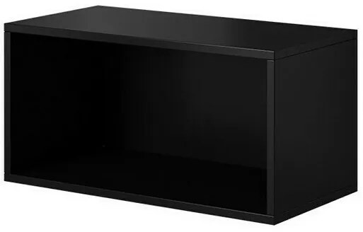 Σετ επίπλων Charlotte C106, Μαύρο, Με τραπέζι τηλεόρασης, Με πρόσθετο εξοπλισμό, Ξεχωριστά μέρη, 226x39cm, 118 kg | Epipla1.gr