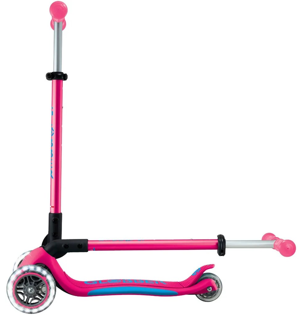 Globber Scooter Elite Lights V2 Fuchsia