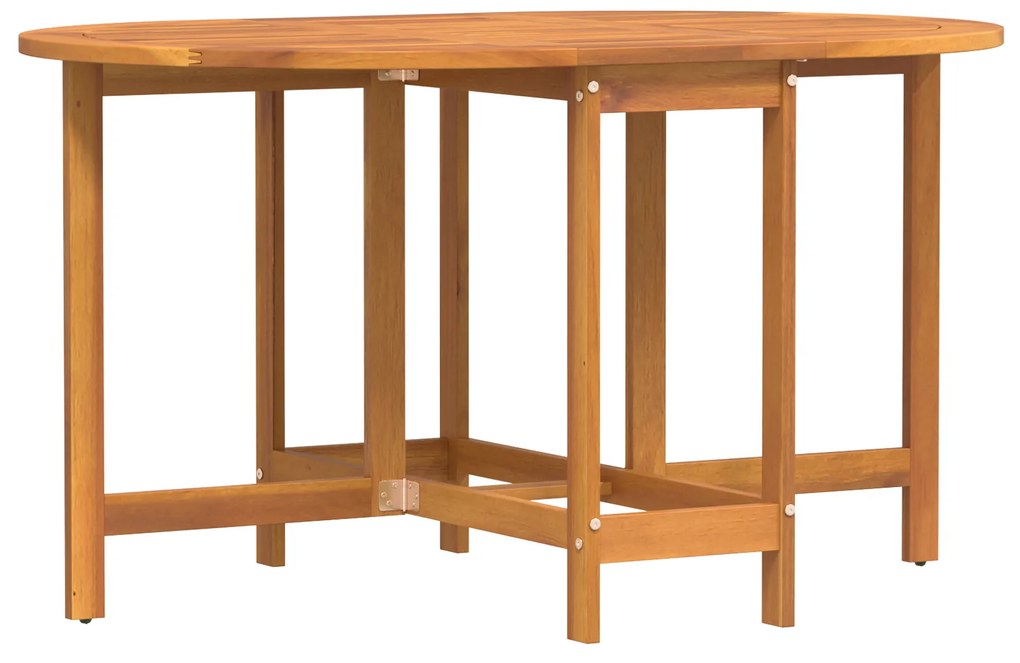 vidaXL Στρώμα Πτυσσόμενο Κήπου 110x60x72 εκ. από Μασίφ Ξύλο Ακακίας Ωοειδές