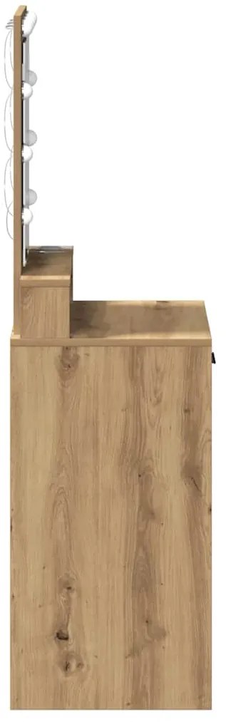 vidaXL Τραπέζι περιποίησης Καφέ 50 x 41 x 140 εκ. Επεξεργασμένο ξύλο