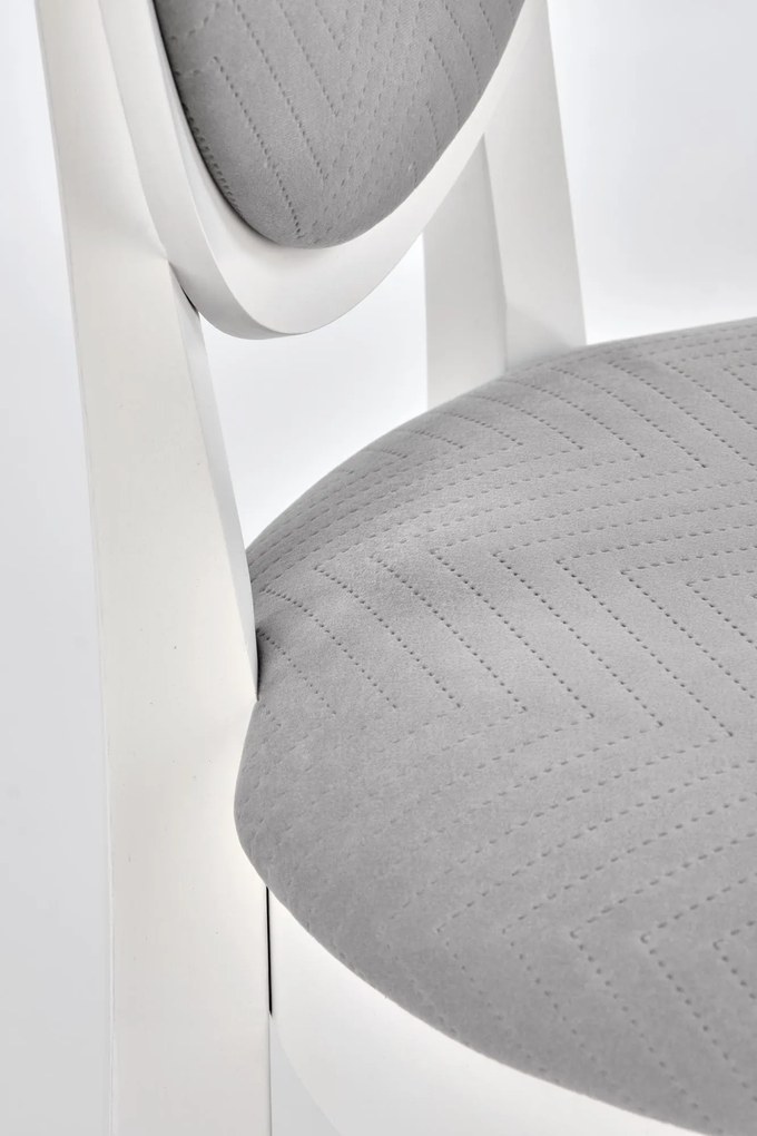 VELO chair, color: white/grey DIOMMI V-PL-N-VELO-BIAŁY/POPIEL