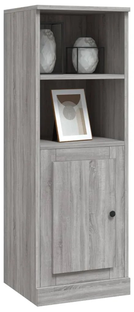 vidaXL Ντουλάπι Γκρι sonoma 36x35,5x103,5 εκ. από Επεξεργασμένο Ξύλο