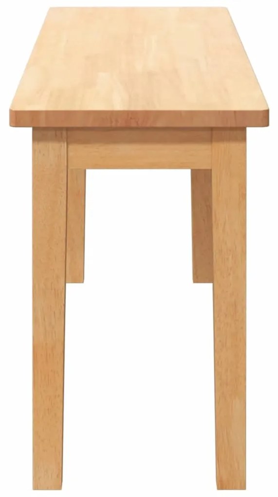 vidaXL Πάγκος  110 cm μασίφ ξύλο καουτσούκ
