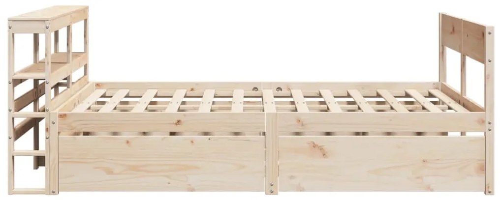 vidaXL Σκελετός Κρεβατιού Χωρίς Στρώμα 120x190 εκ Μασίφ Ξύλο Πεύκου