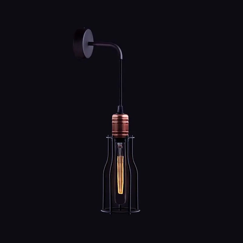 Φωτιστικό Τοίχου Workshop A I 6605 Black-Copper Nowodvorski Metal