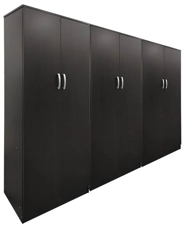 Ντουλάπα εξάφυλλη Lego wenge 240x42x180εκ 240x42x180 εκ.