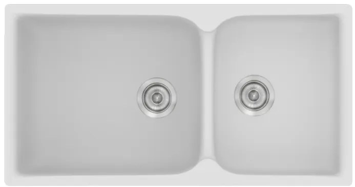 Sanitec Classic 307 White Νεροχύτης SAN.307.00.WH
