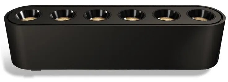 Adeleq Φωτιστικό Ράγας Mini Ντιμαριζόμενο LED 6W 40VDC 3000K Μαύρο 22-22100