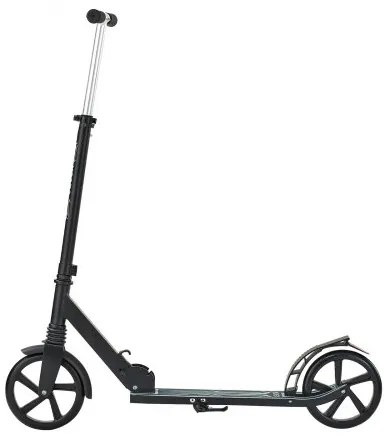 VEVOR Kick Scooter for Kids Ages 8+, Teens &amp; Adults, 2-Wheel Toddler Scooter with Adjustable Height Handlebar, Wide Anti-Slip Deck, Foldable Lightweight Frame for Boys &amp; Girls up to 99.8 kg, Black