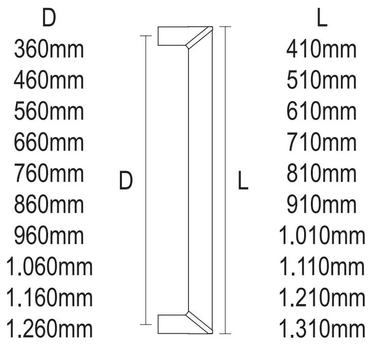 Λαβή Εξώθυρας Vio DP 04.40 ΙΝΟΧ ΜΑΤ-ΧΡΩΜΙΟ - 04.40/360.Ζ9