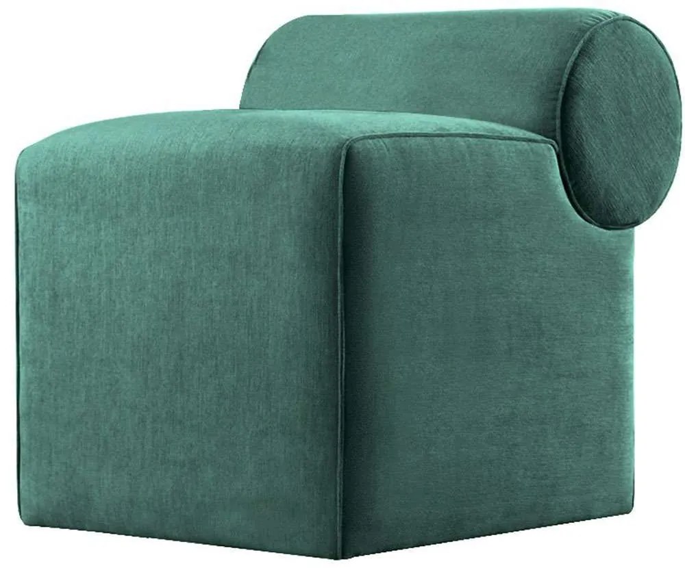 Σκαμπό Linburg 209FLF1377 45x60x56cm Green