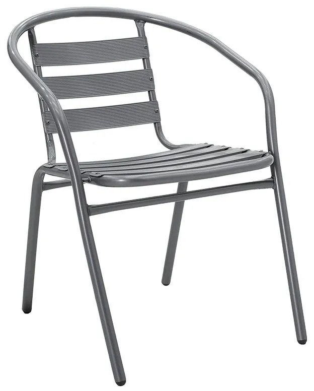 Καρέκλα - Πολυθρόνα Tade μέταλλο ανθρακί 54x62x74 εκ. 54x58x73 εκ.