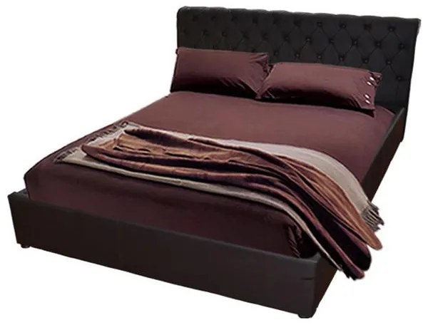 ΚΡΕΒΑΤΙ MONE  T.CHESTERFIELD ΜΕ ΑΠΟΘΗΚΕΥΤΙΚΟ ΧΩΡΟ ΚΑΦΕPU 150x200 εκ.